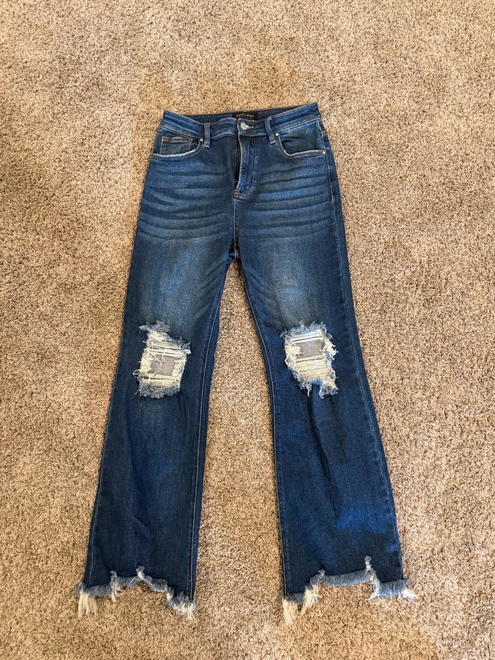 Rise Distressed Women's Jeans